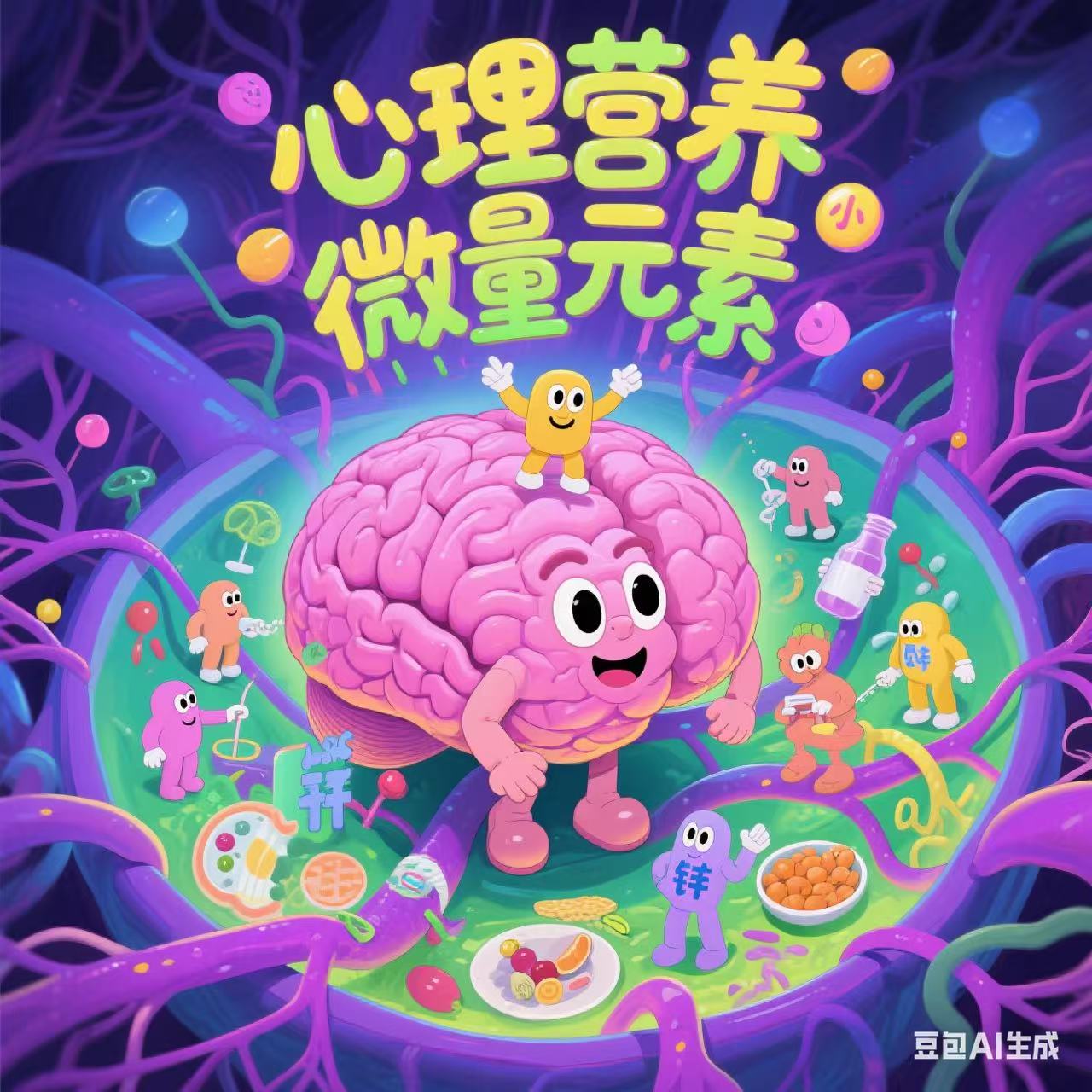 微量元素补充脑细胞发育与神经网络连接